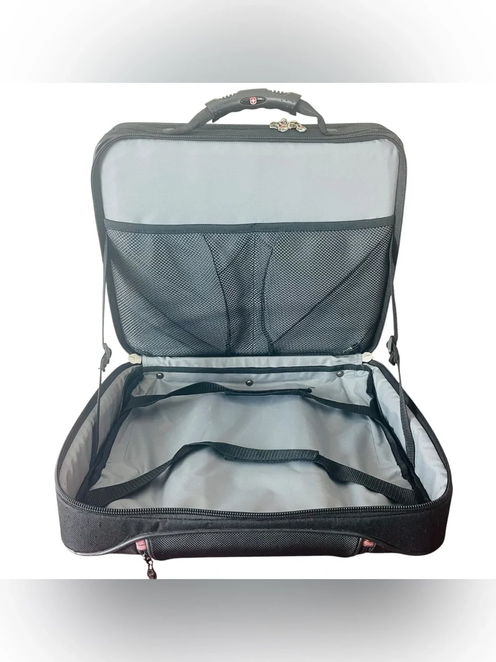 SwissGear Granada Black Laptop Rolling Carry On Briefcase Carry On
